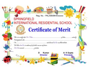 Certificate of Merit